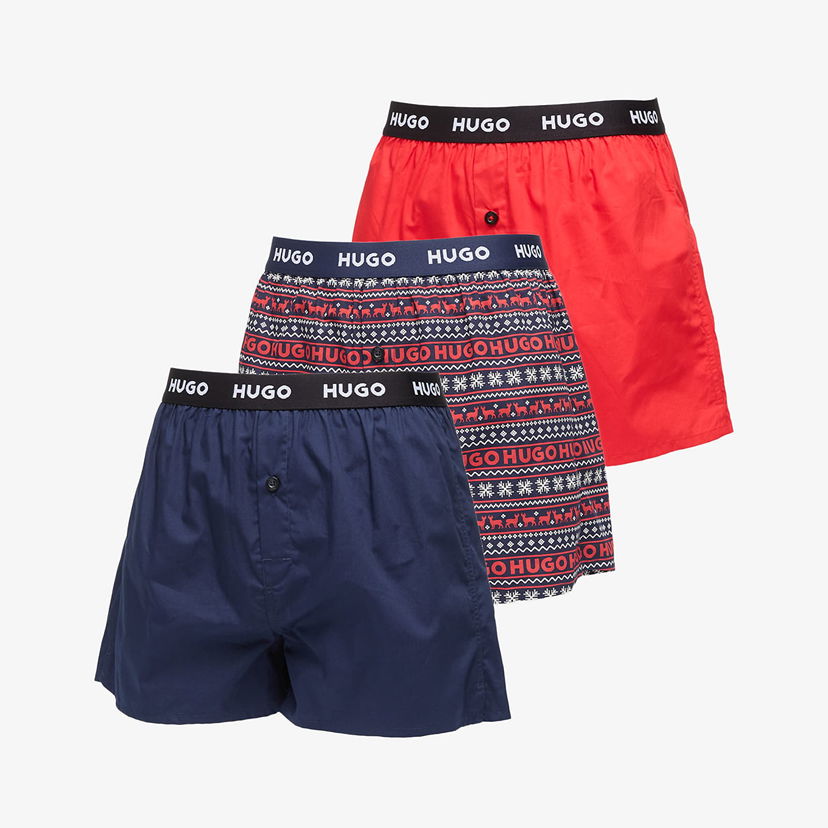 Bokserice BOSS HUGO BOSS Woven Boxer 3-Pack Višebojno | 50532565-963
