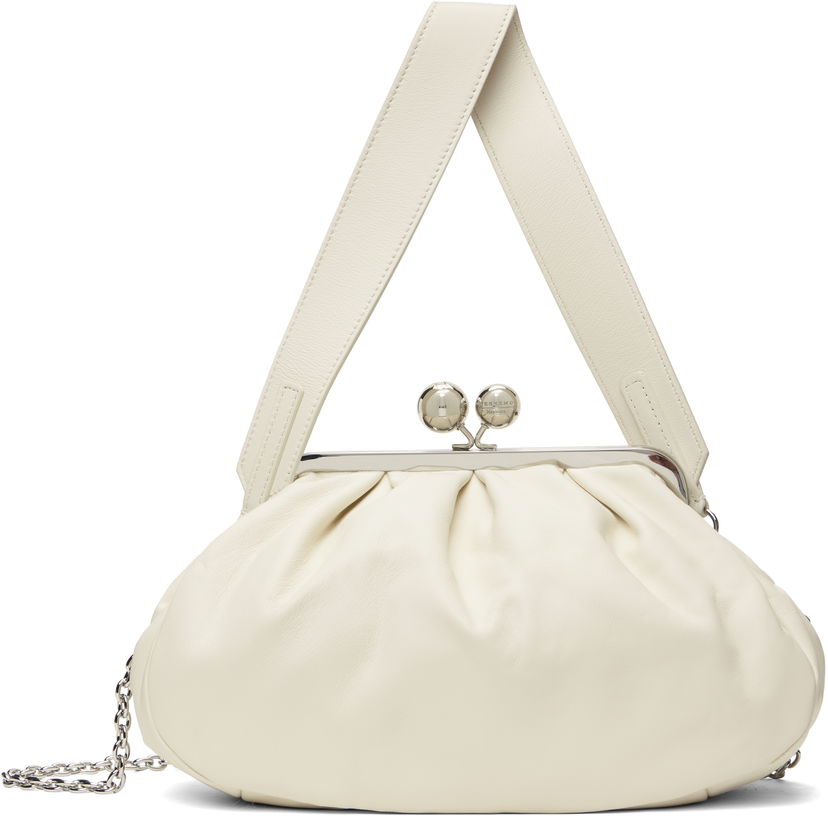 Ručna torbica Max Mara Weekend Max Mara Cubico Shoulder Bag Bijela | 2515511024600