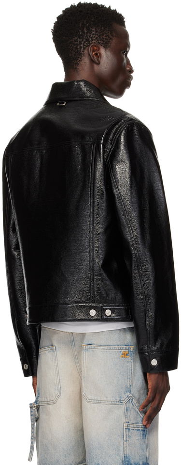 Jakna Courrèges Courrèges Trucker Jacket Crna | VESCBL063VY0014, 2