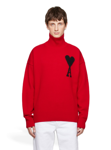 Džemper AMI Turtleneck Crvena | UKS402.018