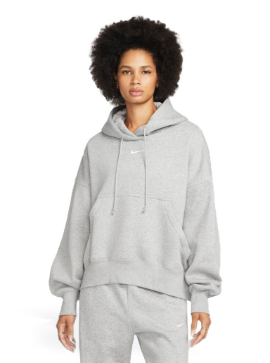 Dukserice Nike Sportswear Phoenix Fleece Over-Oversized Pullover Hoodie Siva | DQ5858-063