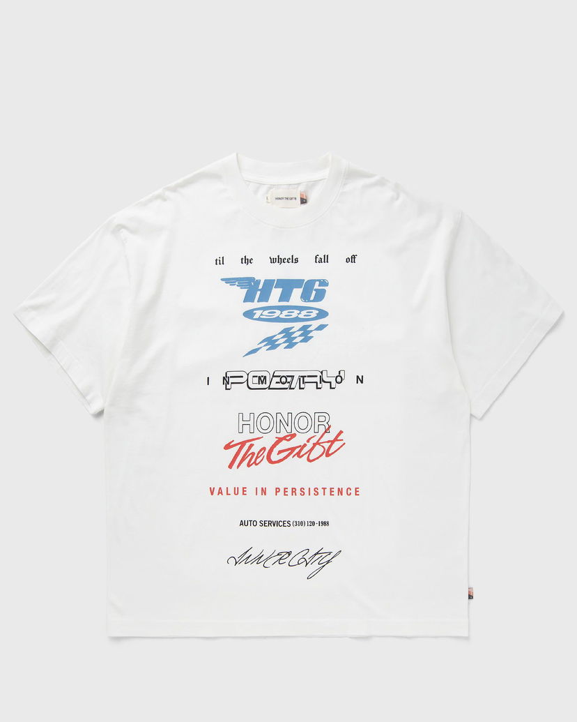 Majica kratkih rukava Honor The Gift Persistence Race Graphic T-Shirt Bijela | HTG250190-WHITE