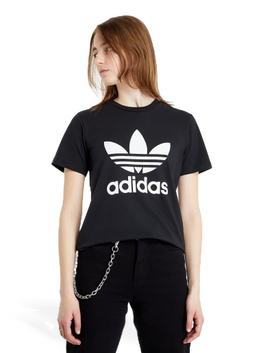 Majica kratkih rukava adidas Originals Adicolor Classics Trefoil Tee Crna | GN2896