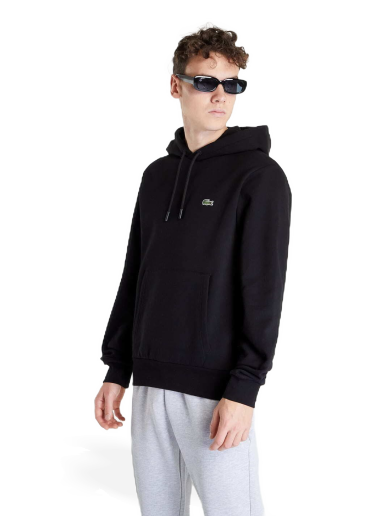Dukserice Lacoste Organic Cotton Hooded Sweatshirt Crna | SH9623-031
