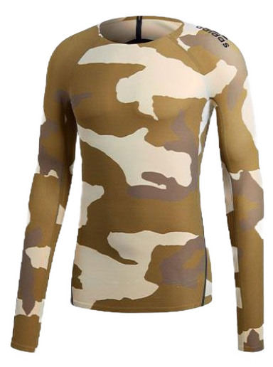 Majica kratkih rukava adidas Performance x Undefeated Alphaskin 360 1/1 Tee Bež | CZ5953