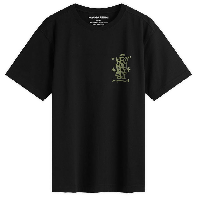 Majica kratkih rukava Maharishi Maharishi Keo Graphic T-Shirt, Size Large Crna | 1465-BLK