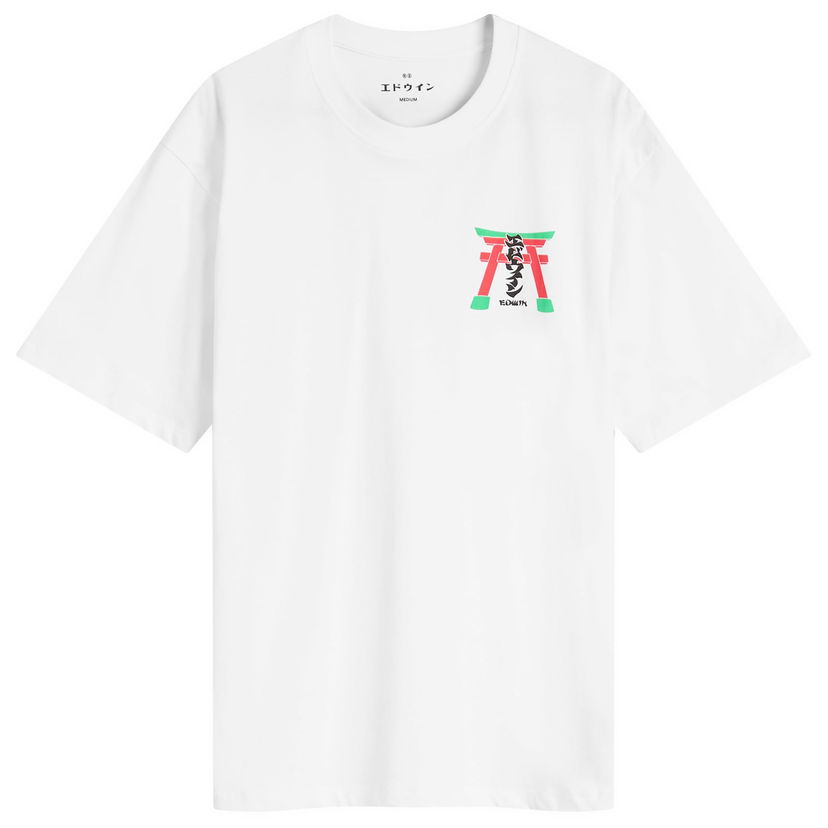 Majica kratkih rukava EDWIN Torii Graphic T-Shirt Bijela | I035003-0200
