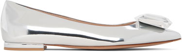 Tenisice i cipele Gianvito Rossi Metallic Crystal-Embellished Jaipur Ballerina Flats Metalik | G22131-05RIC-MET, 0