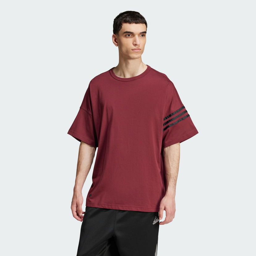 Majica kratkih rukava adidas Performance Neuclassics 3-Stripes Tee Crvena | JC9934