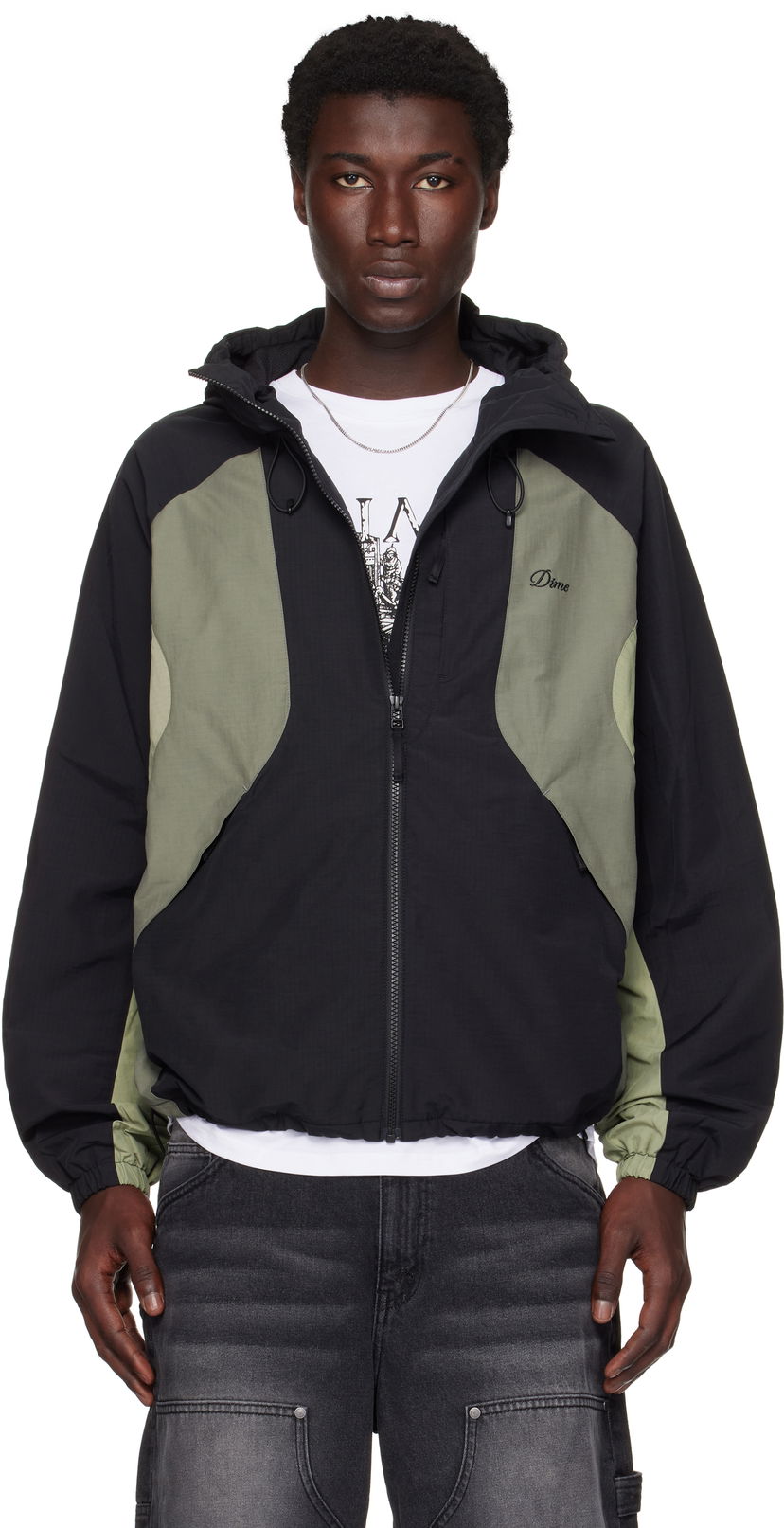 Vjetrovka Dime Dime Tech Windbreaker Jacket Crna | DIMESU253BLK