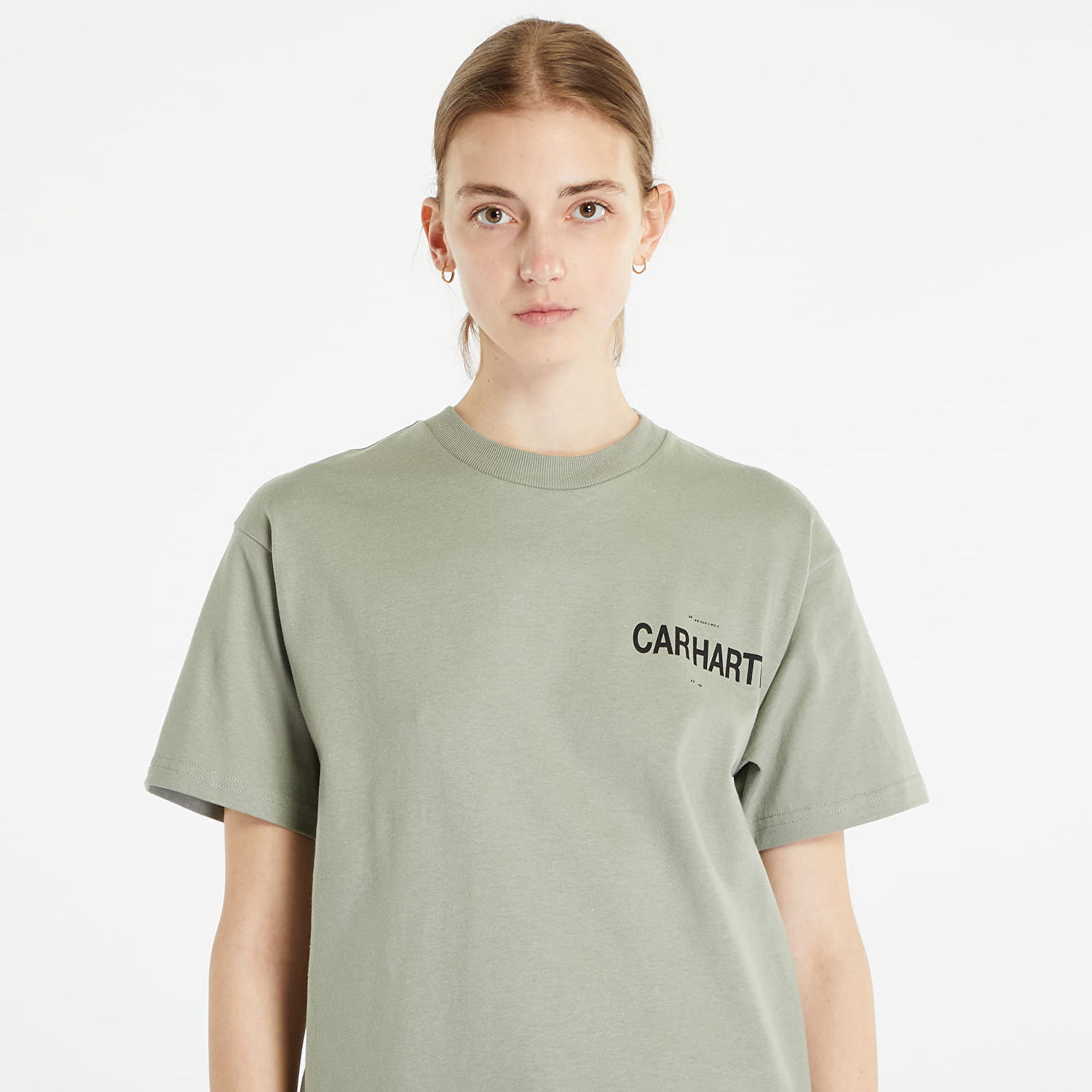 Majica kratkih rukava Carhartt WIP Fold-In Short Sleeve Tee UNISEX Yucca Zelena | I031781.1CTXX, 1