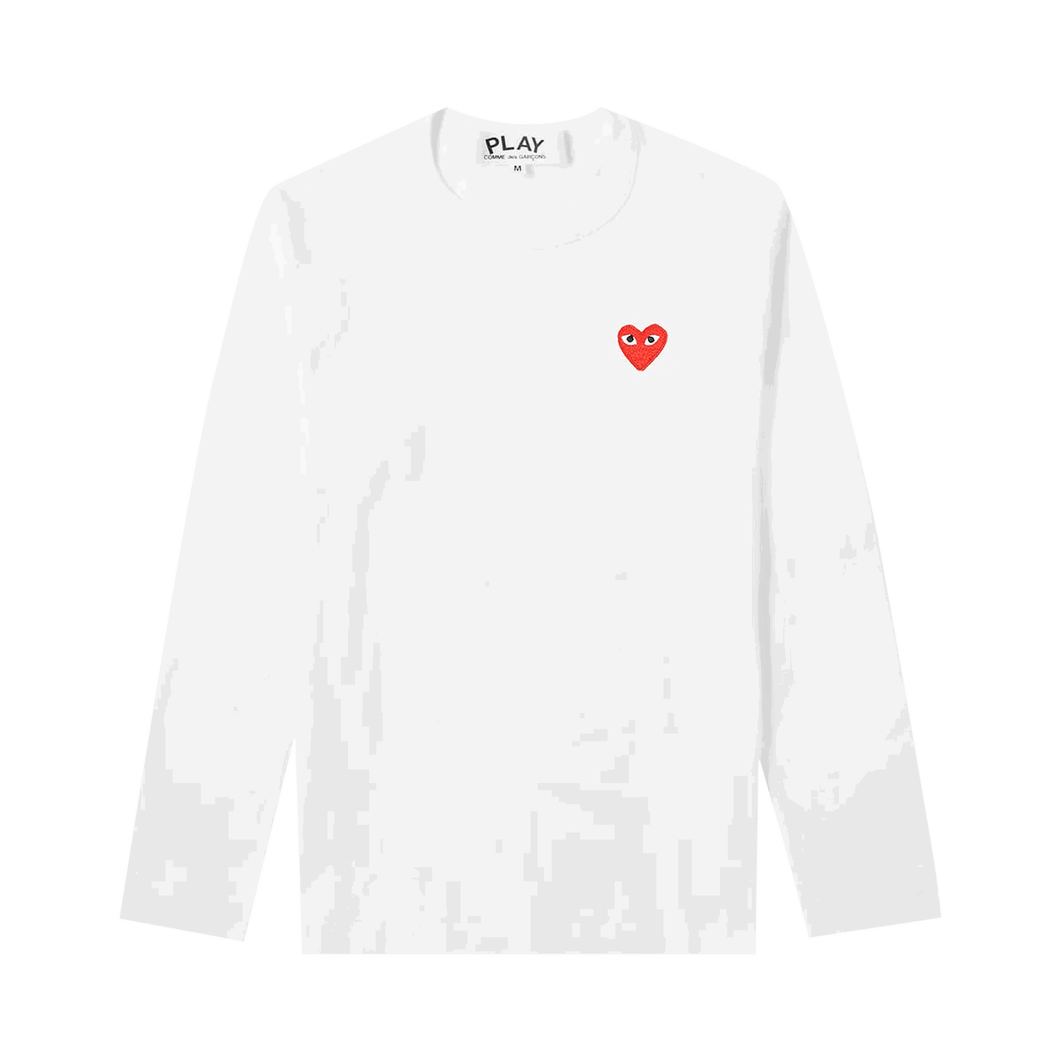 Majica kratkih rukava Comme des Garçons PLAY Basic Logo Tee Bijela | P1T118 2, 0