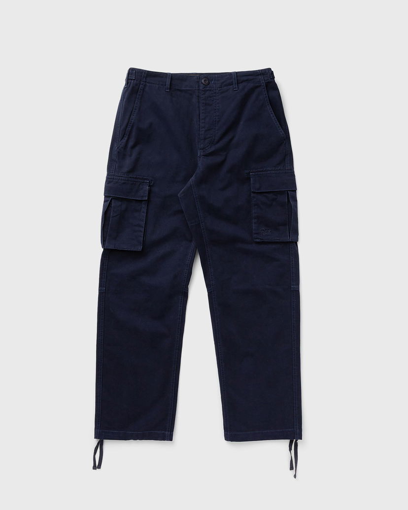 Cargo hlače Patta Straight Fit Cargo Pants Tamnoplava | POC-AW25-4100-338-0019-202