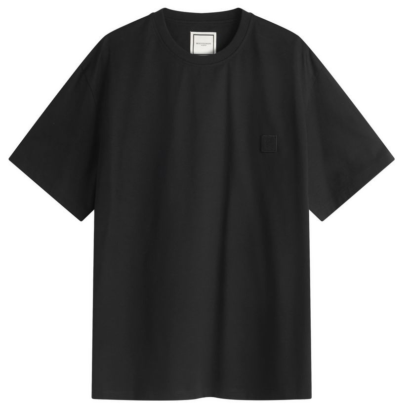 Majica kratkih rukava WOOYOUNGMI Wooyoungmi Pacific Print T-Shirt Crna | W251TS05-708B