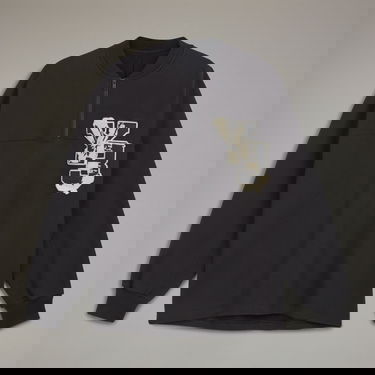 Dukserice Y-3 Graphic Logo French Terry Crew Crna | IQ2130, 5