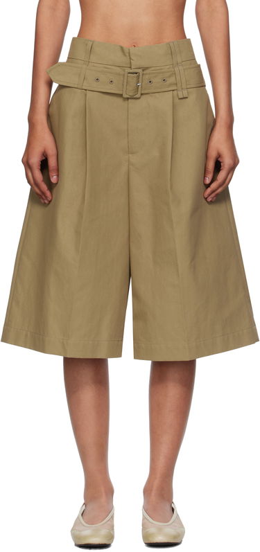 Kratke hlače Simone Rocha Simone Rocha Wide Leg Multi Belt Loop Shorts Bež | 4160 1267, 0