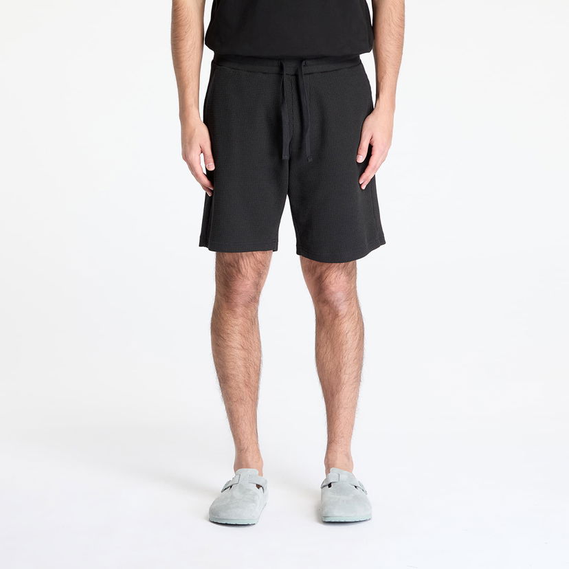 Kratke hlače CALVIN KLEIN Calvin Klein Jeans Chunky Waffle Shorts Crna | J30J327247 BEH