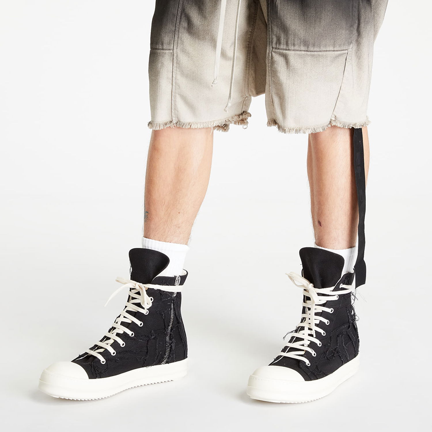 Kratke hlače Rick Owens Creatch Cargo Pods Shorts Siva | DU02C5382 SBEDE 19D, 1
