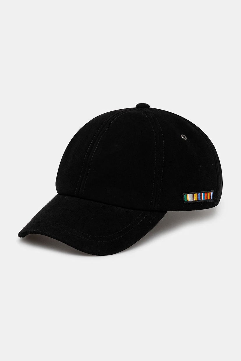 Kapa Paul Smith Paul Smith Suede Baseball Cap Crna | M1A.987DT.T660