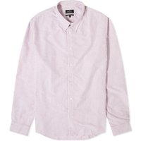 Košulja A.P.C. Greg Log Button Down Stripe Shirt Crvena | COGUH-H12499-GAB, 1