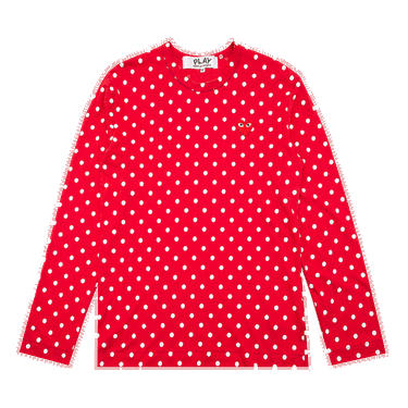 Majica kratkih rukava Comme des Garçons Play Polka Dot T-Shirt Crvena | AZ T166 051 3, 0