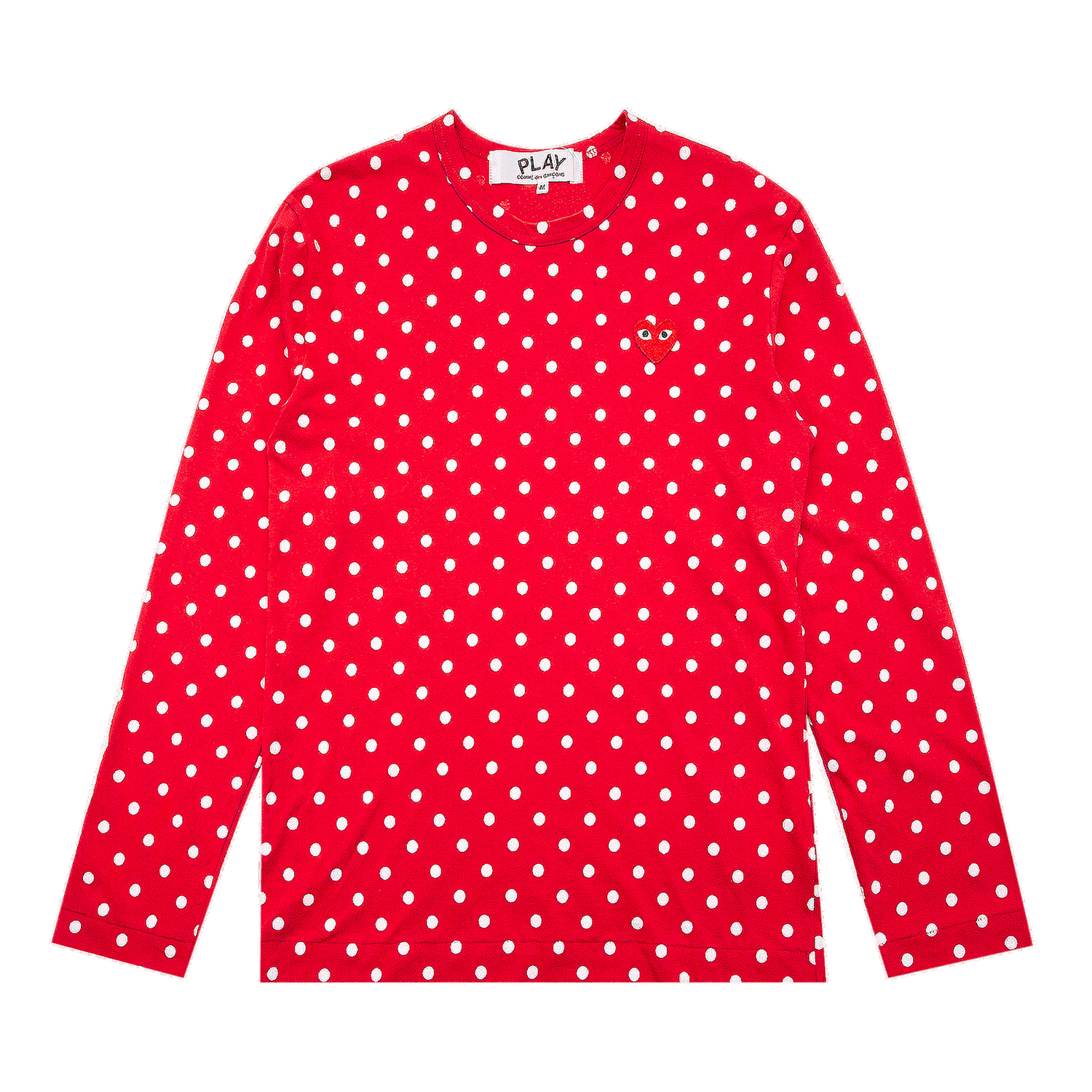 Majica kratkih rukava Comme des Garçons Play Polka Dot T-Shirt Crvena | AZ T166 051 3, 0