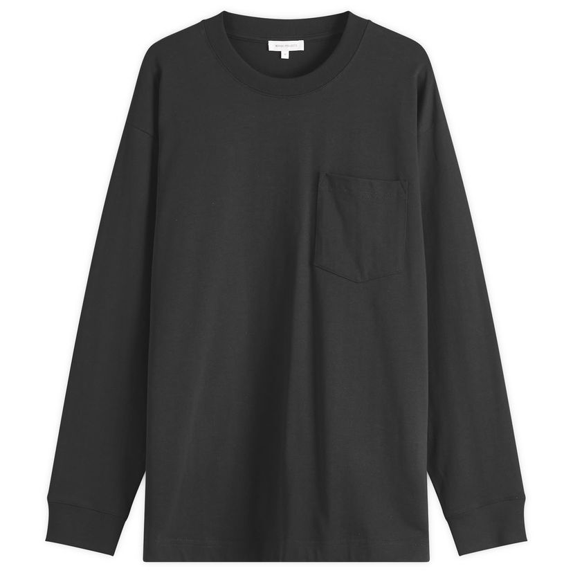 Majica kratkih rukava NORSE PROJECTS Standard Heavy Loose Long Sleeve T-Shirt, Size Large Crna | N10-0213-9999