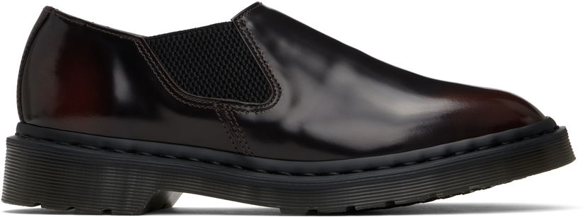 Odjeća Dr. Martens Louis Arcadia Leather Slip-on Loafers Tamnocrvena | 41642600