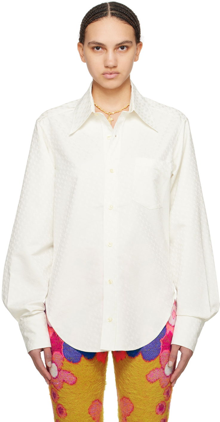 Košulja ERL White Button-Up Shirt Bijela | ERL08B002