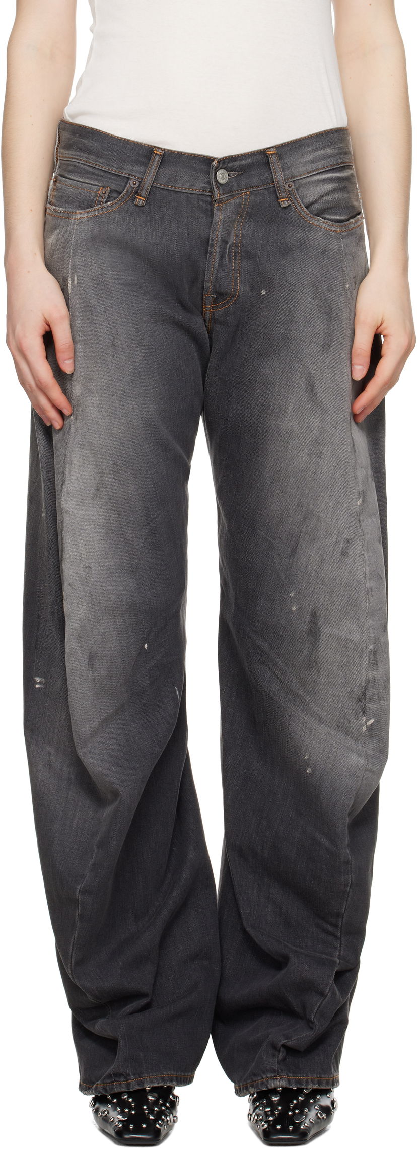 Jeans Acne Studios Acne Studios Loose Fit 2006F Jeans Siva | A00515-