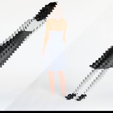 Haljina adidas Originals Satin Dress Carbon Crna | JN3015, 4