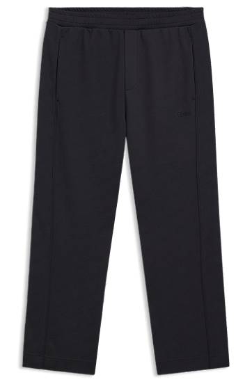 Trenirka BOSS Regular-fit tracksuit bottoms with quilted jacquard Crna | 50549713