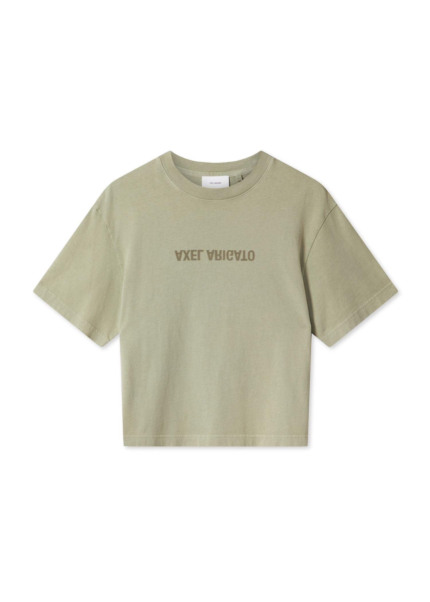 Majica kratkih rukava AXEL ARIGATO Distorted Text T-Shirt Zelena | A2987008, 0