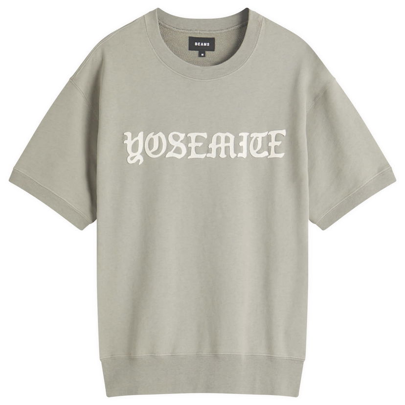 Majica kratkih rukava BEAMS BEAMS Short Sleeve Sweatshirt Siva | 1103-0054-146-15