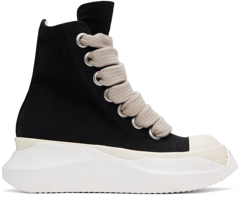Tenisice i cipele Rick Owens Rick Owens DRKSHDW Hollywood Jumbo Laces Abstract Crna | DU01E3844 CVSW2