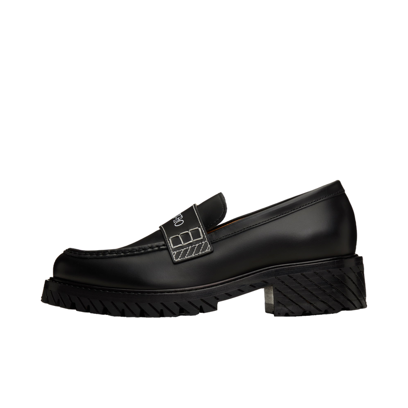 Tenisice i cipele Off-White Combat Loafers Crna | OWIG004C99LEA0011001