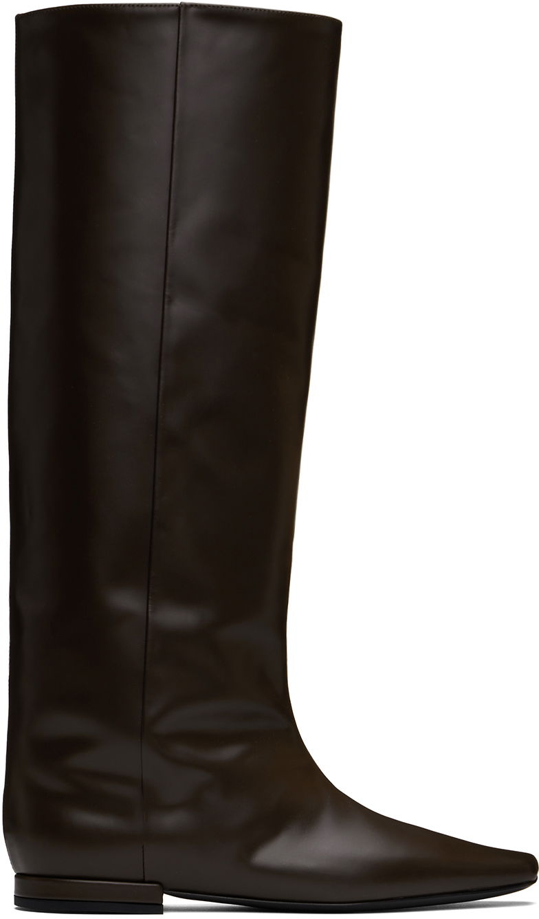 Odjeća Loulou de Saison Loulou de Saison Lirone Tall Boots Smeđa | LIRONE