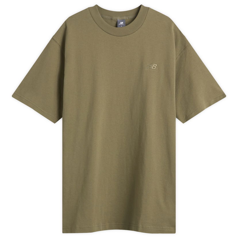 Majica kratkih rukava New Balance Men's Athletics Cotton T-Shirt Zelena | MT41533-DEK