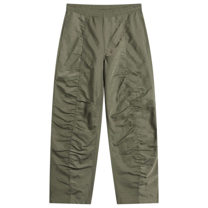 Hlače OBEY Lula Flight Ruched Pant Zelena | 242020126-SAG