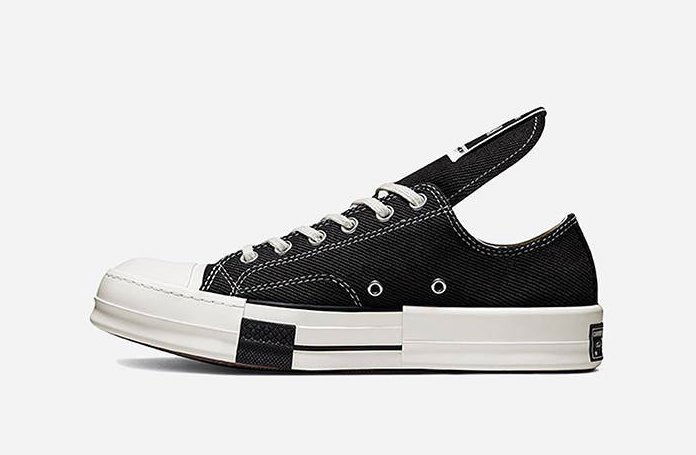 Tenisice i cipele Converse Rick Owens x DRKSHDW DRKSTAR Chuck 70 Low "Black" Crna | 172347C, 0