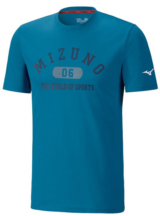 Majica kratkih rukava Mizuno T-Shirt Heritage 1906 Plava | k2ga8501-12