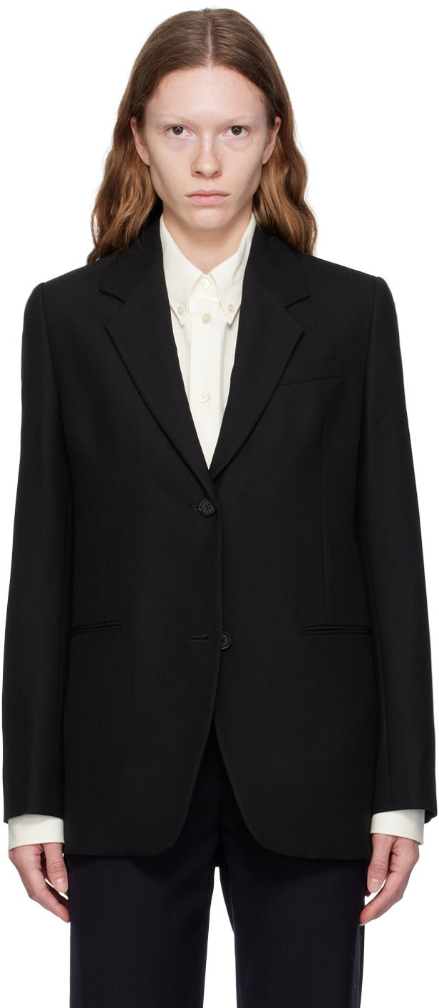 Jakna TOTEME Tailored Single-Breasted Blazer Crna | 233-3014-246
