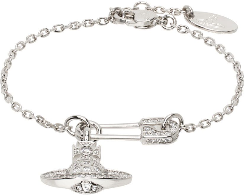 Narukvica Vivienne Westwood Lucrece Bracelet Siva | 61020153-02P102-IM
