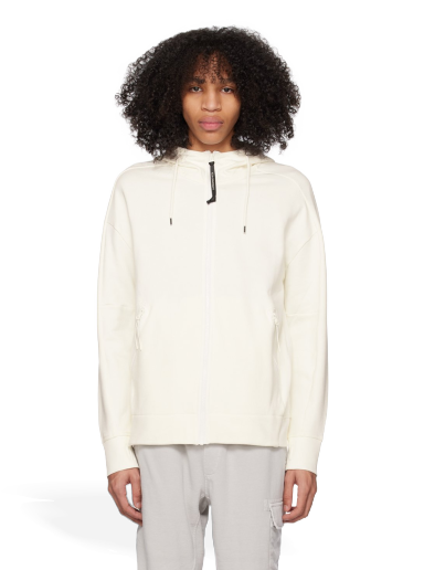 Dukserice C.P. Company Goggle Hoodie Bijela | 14CMSS082A-005086W