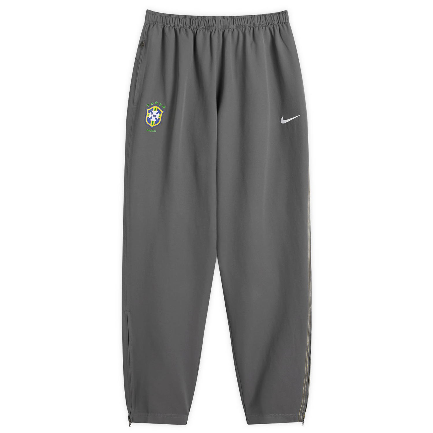 Trenirka Nike Brazil Reissue Track Pant in Grey/Yellow/White Siva | HV4431-021, 1