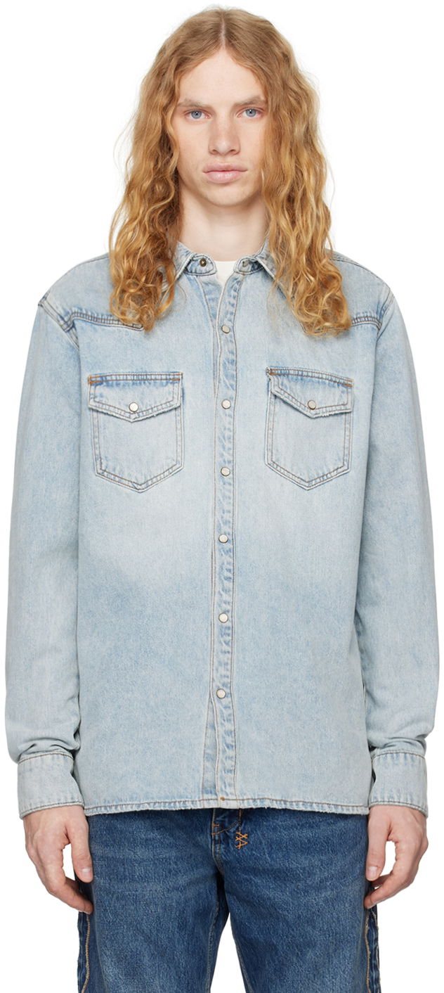 Košulja Ksubi Whiplash Paragon Denim Shirt Plava | MEX24SH001