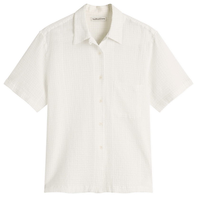 Košulja YMC YMC Vegas Shirt, Size Large Bijela | Q2YMD-10
