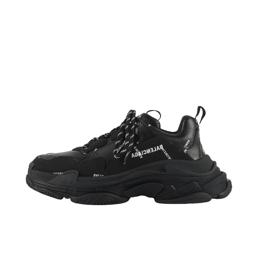 Tenisice i cipele Balenciaga All Over Logo Triple S Black W Crna | 524039W2FA11090