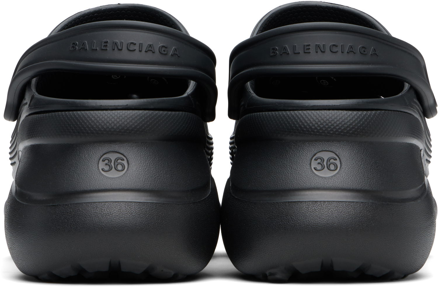 Odjeća Balenciaga Balenciaga Crocs Edition Jibbitz Mules Crna | 720762 W0FOW, 1