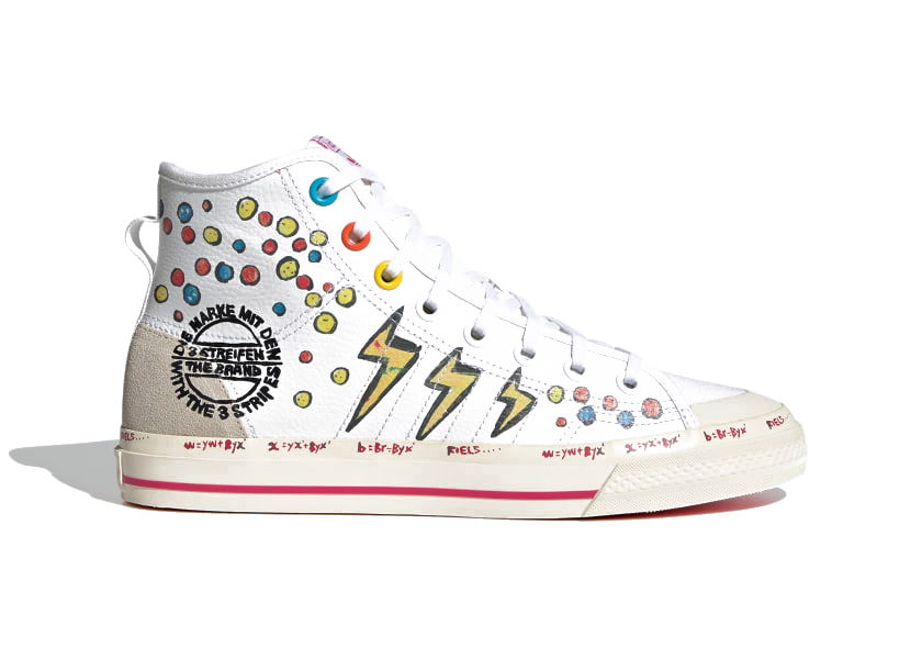 Tenisice i cipele adidas Originals Nizza Hi Disney Bijela | GZ8838, 0